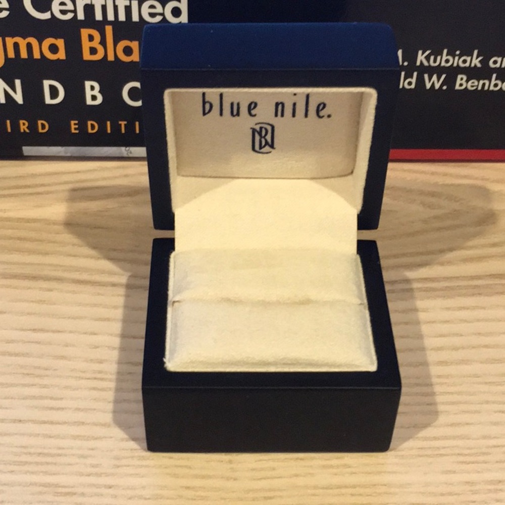 Empty Engagement Ring box & Case